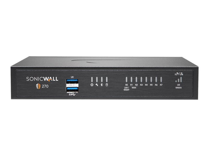 SonicWall TZ270 Security Appliance - 1GbE - Desktop
