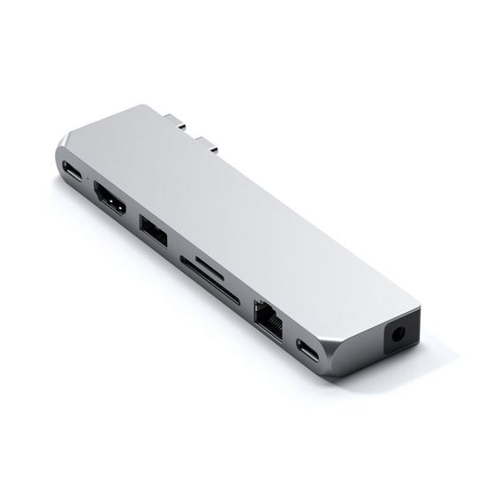 Satechi ST-UCPHMXS Pro Max USB Hub for MacBook Pro 2021 (Silver)
