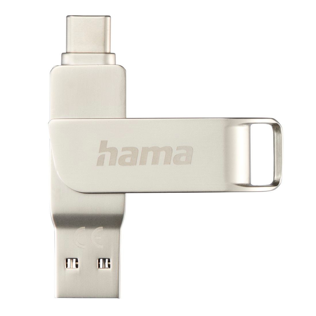 USB Drive 'C-Rotate Pro' USB-C 3.1/3.0, 32GB, 70MB/s, Silver