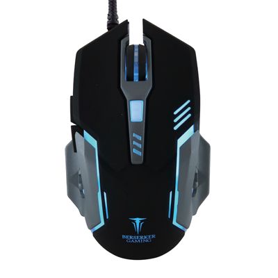Berserker Gaming VESETI-V2 6 Button 3200 DPI RGB LED Mouse (7-Color Breathing Light)