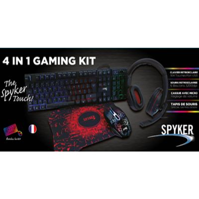 Spyker 4-in-1 Gaming Kit KM401G