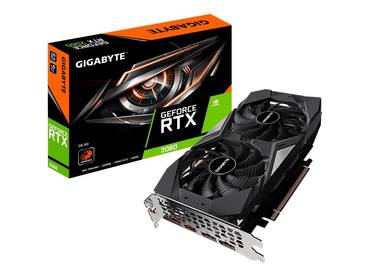 Gigabyte GeForce RTX 2060 D6 6G Graphics Card