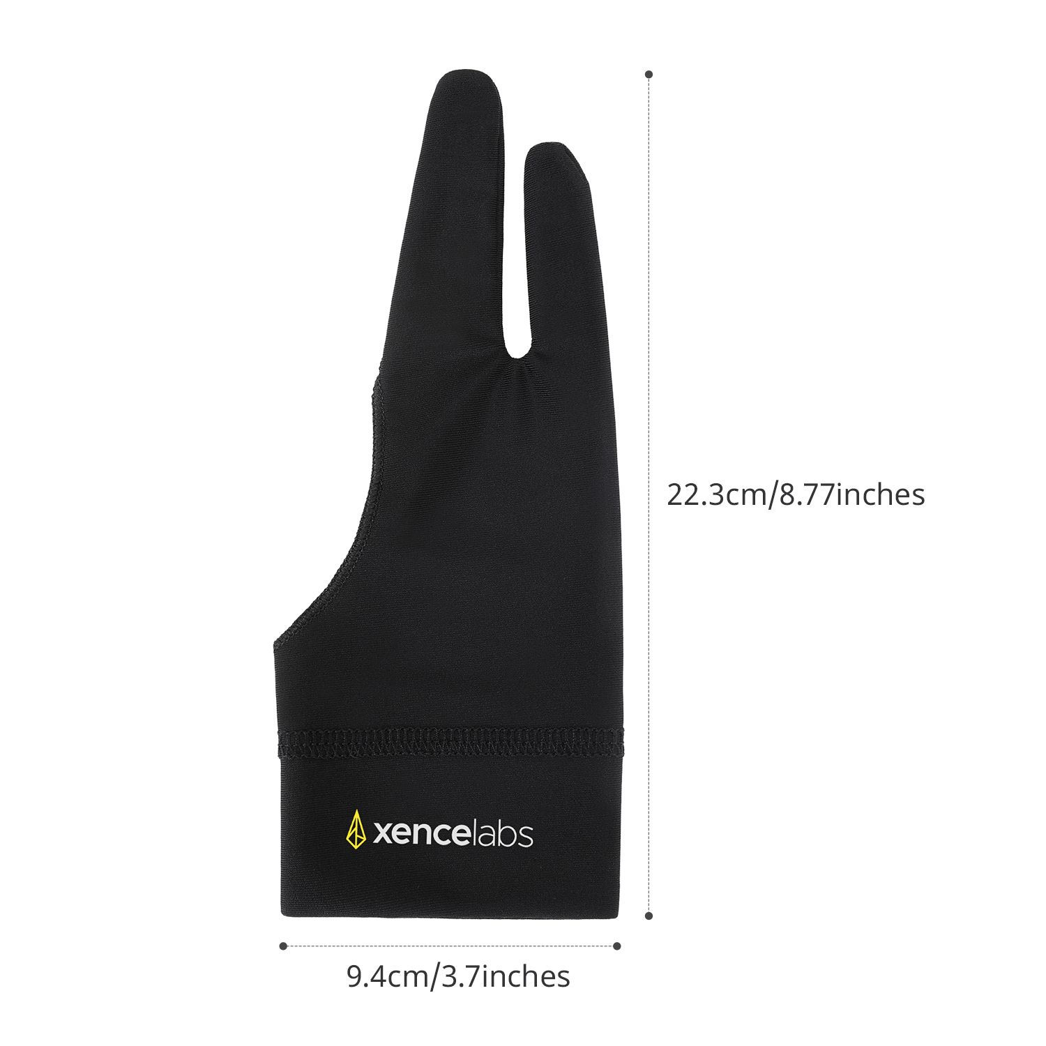 XENCELABS Graphic Tablet Drawing Glove, Black, Size L