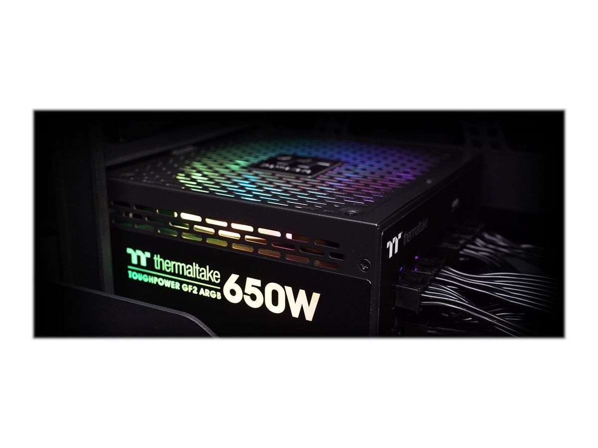 Fuente de alimentación Thermaltake ToughPower GF2 ARGB 650W ATX12V 80 PLUS Oro - Edición Premium