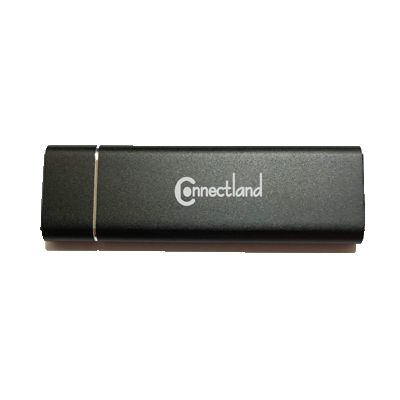 Connectland M.2 NGFF to USB 3.0 Enclosure (5Gbps) - Black