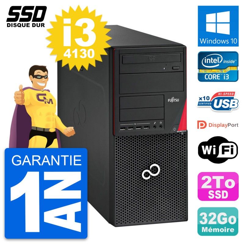 Fujitsu Esprimo P720 PC Tour - Intel Core i3-4130, 32GB RAM, 2TB SSD, Windows 10, WiFi