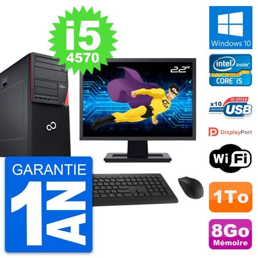 Fujitsu P720 22-Inch Tower PC