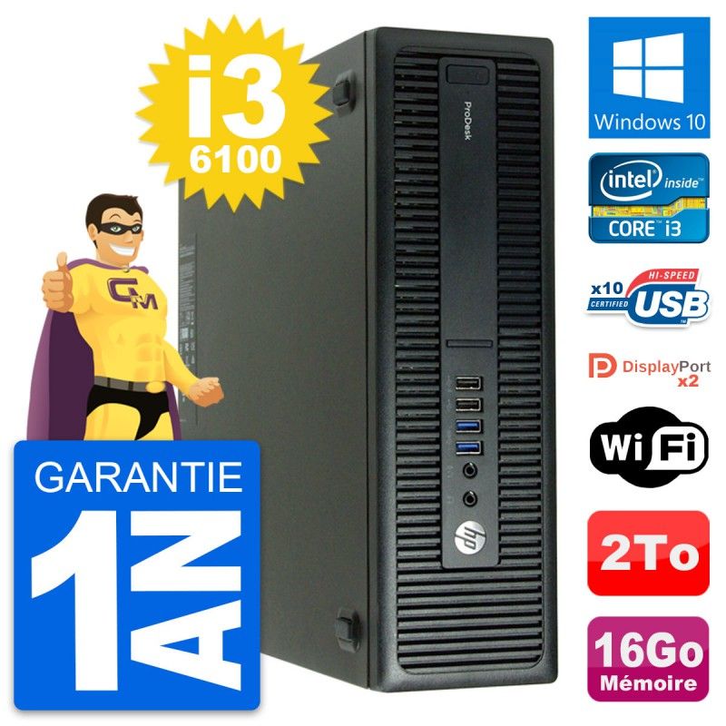 HP ProDesk 600 G2 SFF Desktop Computer