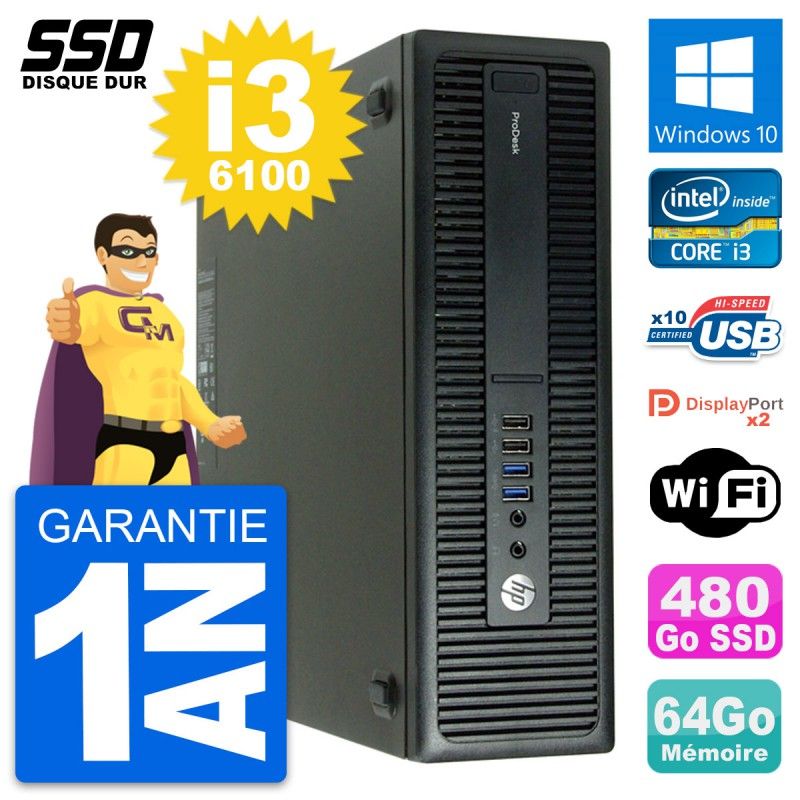 HP ProDesk 600 G2 SFF Desktop Computer