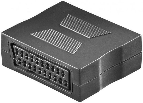 Adaptador de video/audio Wentronic - Femenino SCART a femenino SCART