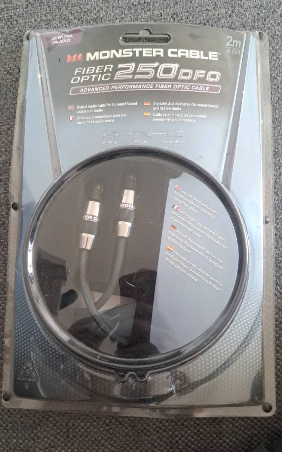 Monster Essentials Fiber Optic Audio Cable 3m
