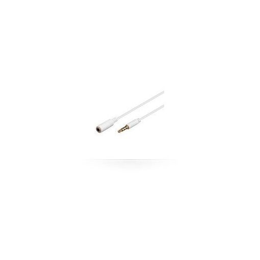 MicroConnect - Cable de audio alargador - 3,5 mm estéreo hembra a macho - 5 m