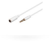 MicroConnect - Cable de audio alargador - 3,5 mm estéreo hembra a macho - 5 m
