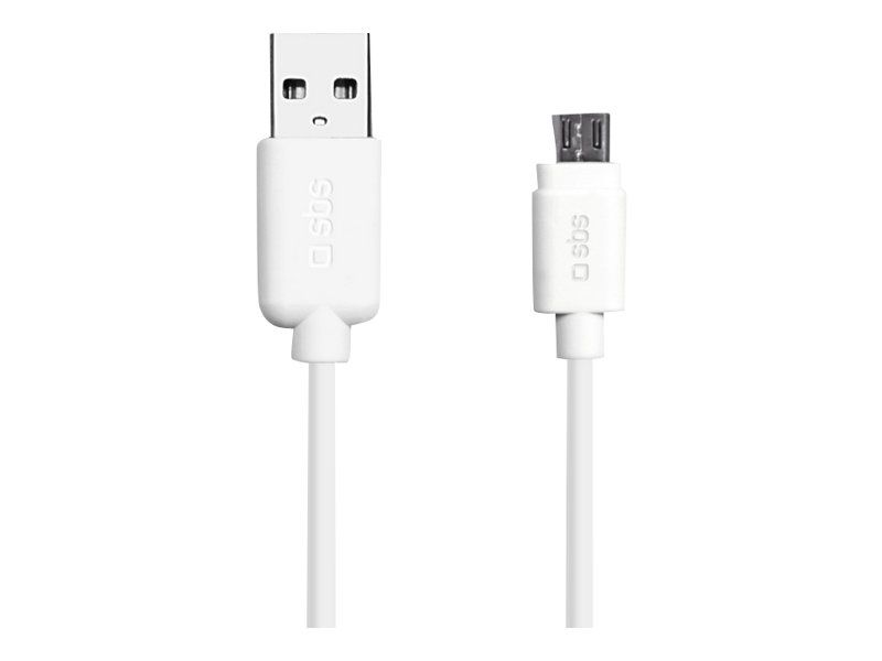 SBS Micro-USB Charging Cable - 1m, White