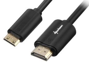 Sharkoon HDMI Cable with Ethernet - 1m, Shielded, Black, 4K Support