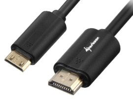 Sharkoon HDMI Cable with Ethernet - 3m, Shielded, Black, 4K Support