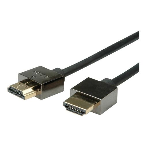 Cable HDMI de alta velocidad Secomp con Ethernet - 1 m - Negro