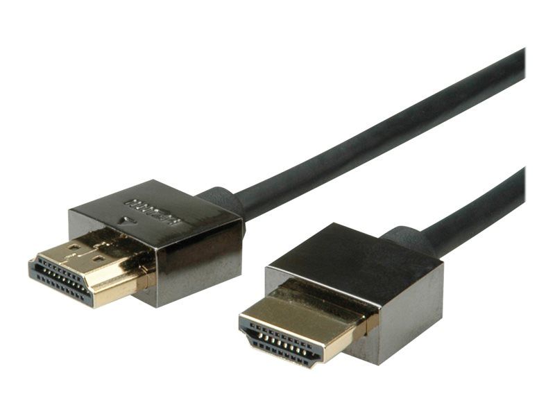 Cable HDMI de alta velocidad Secomp con Ethernet - 1 m - Negro