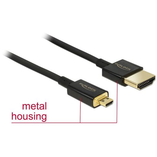 Cable HDMI de alta calidad Delock con Ethernet - 25 cm