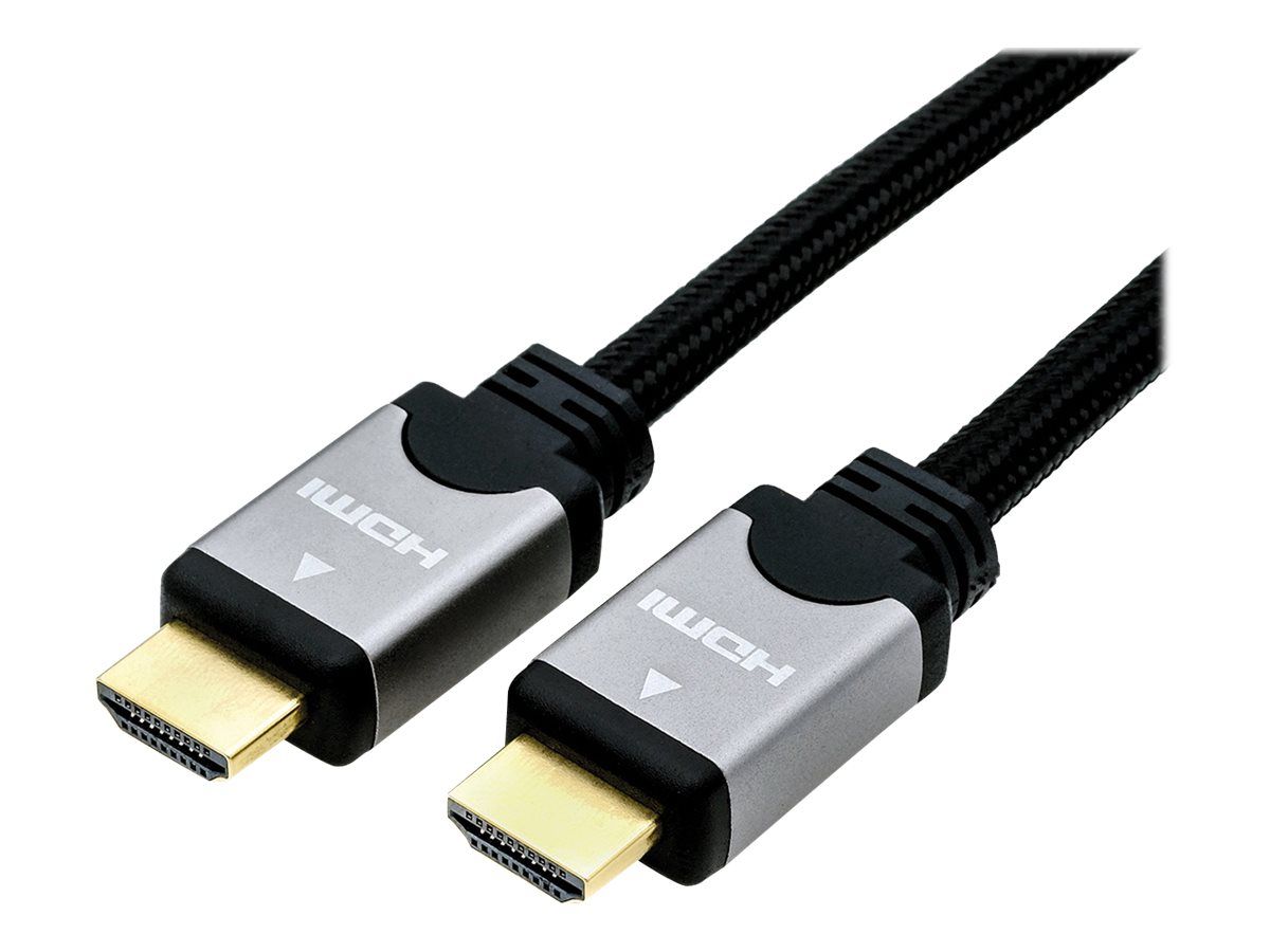 Cable HDMI de alta velocidad Secomp con Ethernet - 5 m, doble blindaje