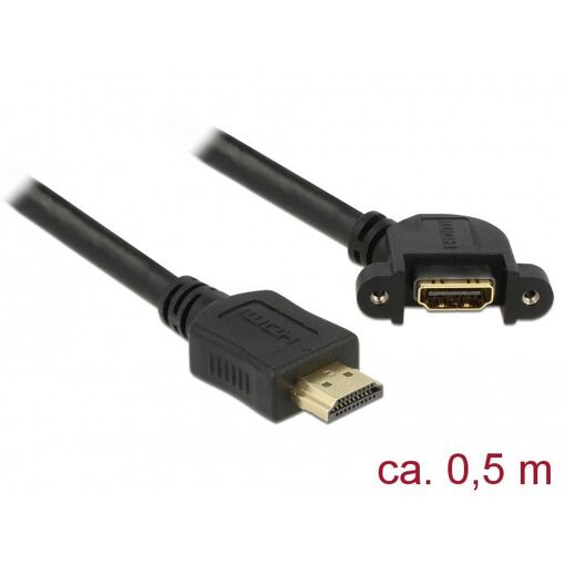 Cable de extensión HDMI Delock de 50 cm con Ethernet - soporte 4K