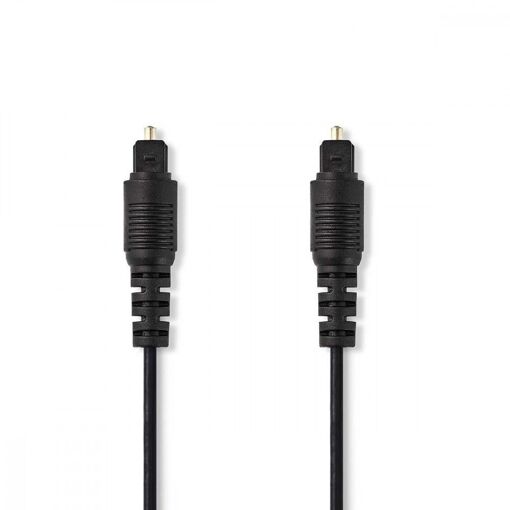 Câble audio numérique Nedis (optique) - 5 m TOSLINK mâle/mâle - noir rond