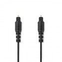 Câble audio numérique Nedis - 3 m de fibre optique - Noir