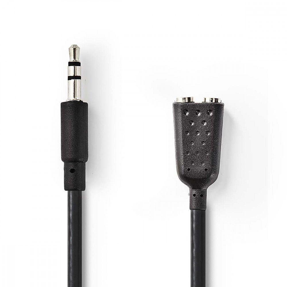 Nedis Audio Splitter - 3.5mm Stereo Mini Phone Adapter