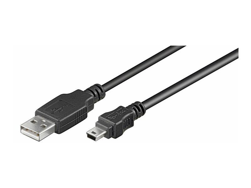 MicroConnect USB Cable - 1.8m, Male USB to Mini-USB Type B Male