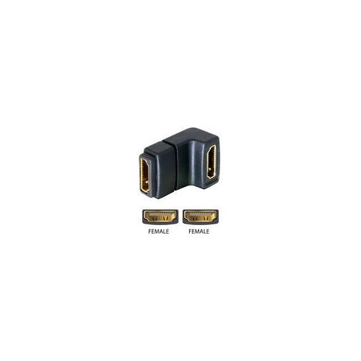 Delock HDMI Adapter - Right Angle Female to Female