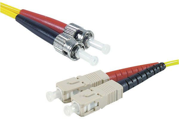 Exertis Connect SC to ST Fiber Optic Cable - 1m