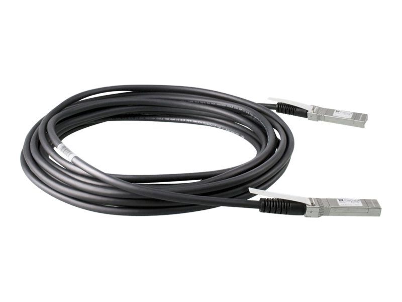 HP - Network Cable - SFP+ - for Enterprise Virtual Array P6350; Modular Smart Array 1040, P2000 G3; HPE Aruba 5406