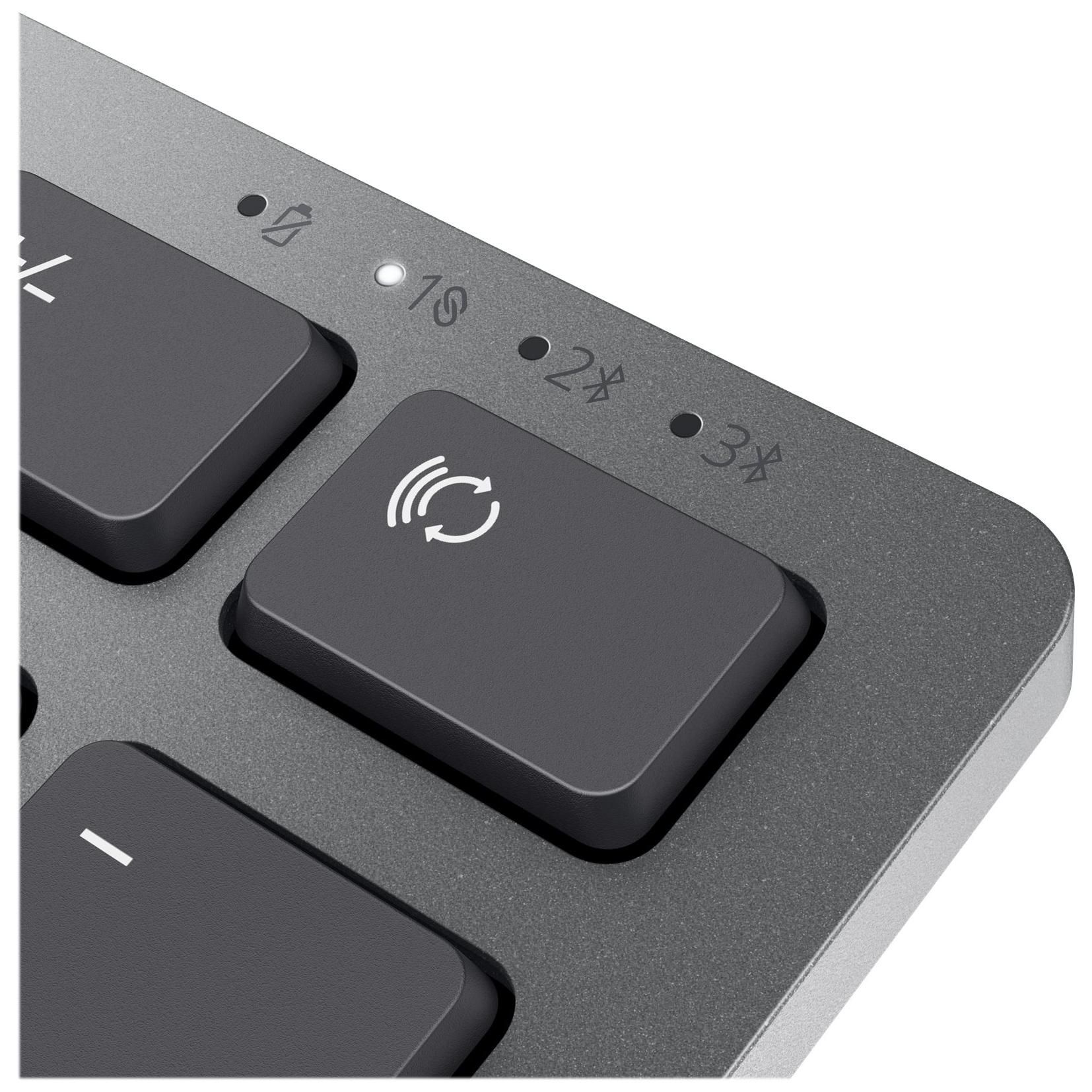 Clavier et souris sans fil Dell Pro Plus KM7321W - Disposition QWERTZ en allemand, gris titane - Garantie de remplacement avancé de 3 ans