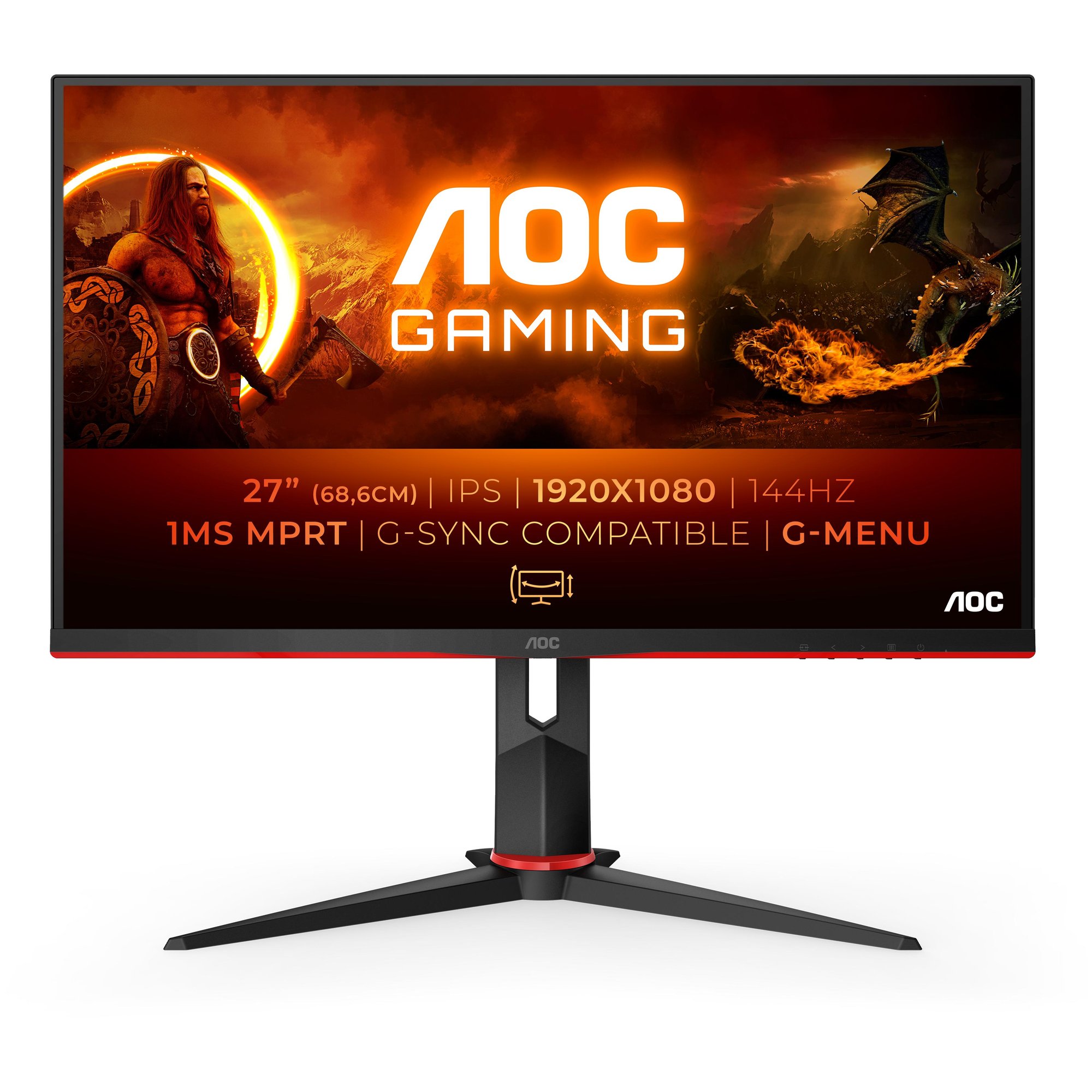 AOC G2 27G2/BK 27-inch Full HD LED Gaming Monitor