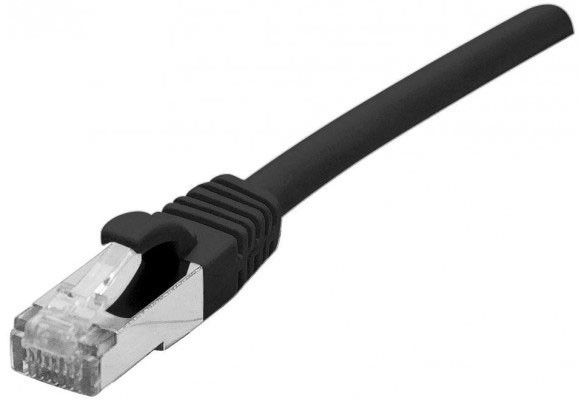 Dexlan - 15m RJ-45 to RJ-45 Cable - CAT 6a SFTP, PiMF - Black