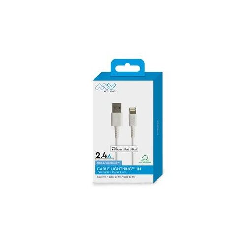 My Way Lightning to USB Cable 1m White (MFI Certified)