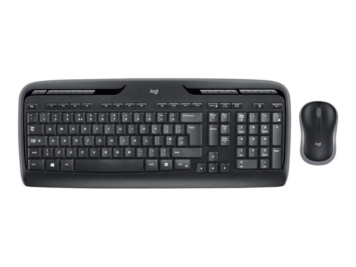 Kit de teclado y ratón inalámbricos Logitech MK330 - Negro nórdico