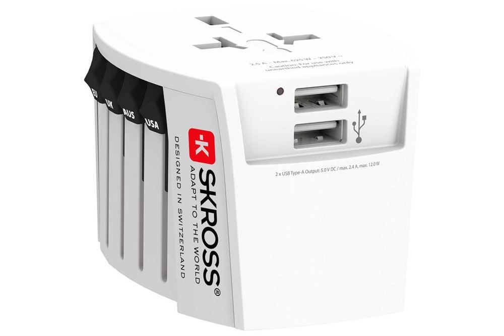 Skross Muv Universal USB Adapter (White)