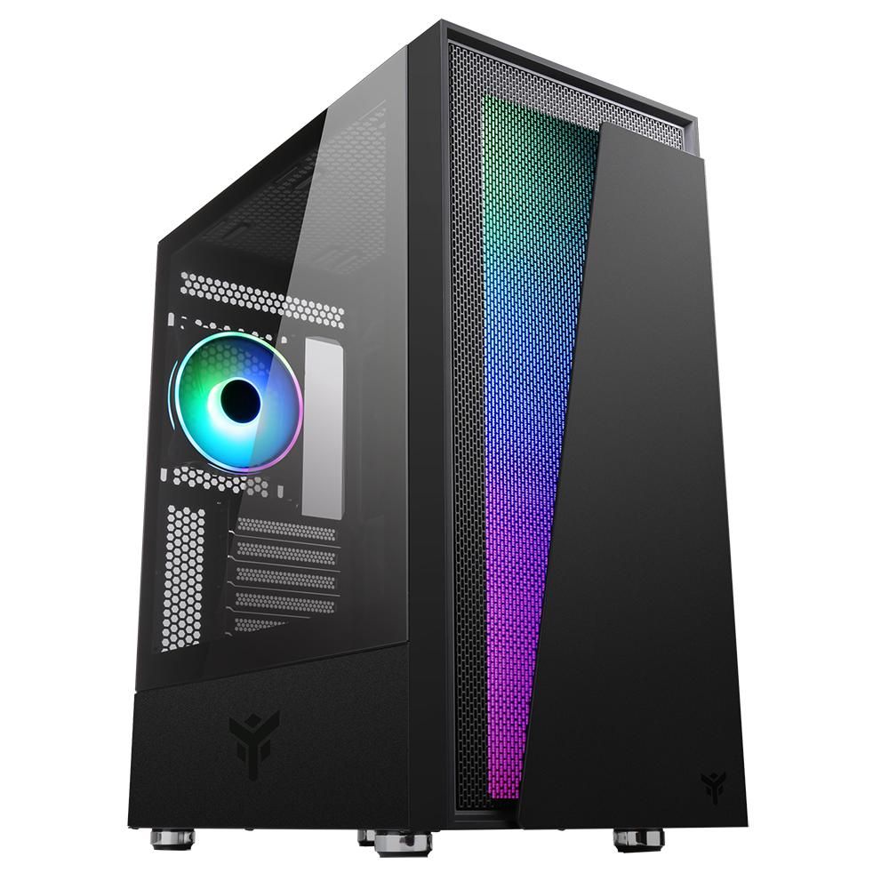 ITek Vertibra V210 Midi Tower Case, Black