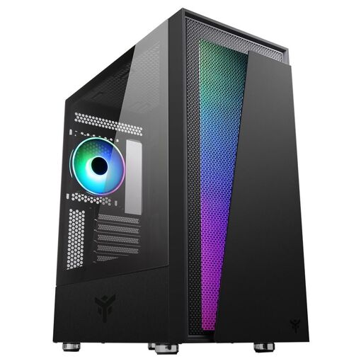 Caja ITek Vertibra V210 Midi Tower, Negro