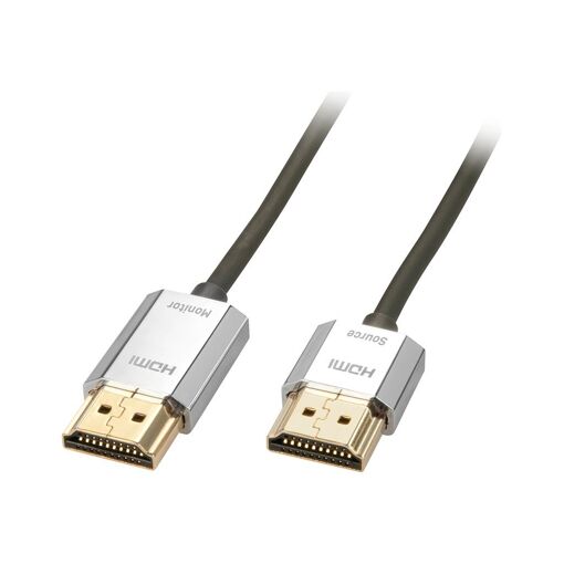 Lindy CROMO Slim High Speed HDMI Cable with Ethernet - 4.5m - Supports 4K
