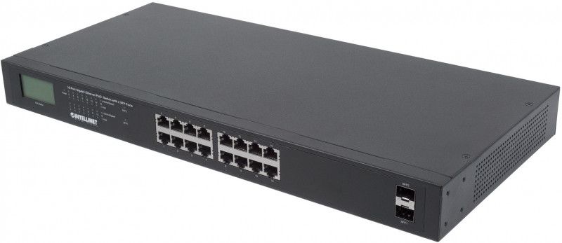 Intellinet 16-Port PoE+ Switch
