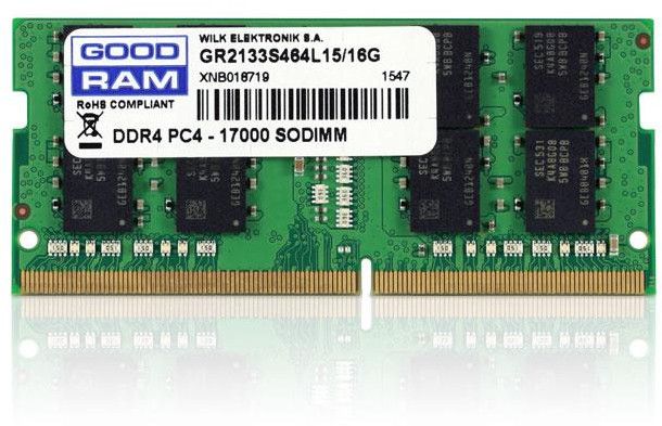 Goodram DDR4 16GB SO-DIMM 260-Pin Memory Module (2666MHz/PC4-21300, CL19, 1.2V, Buffered Non-ECC)