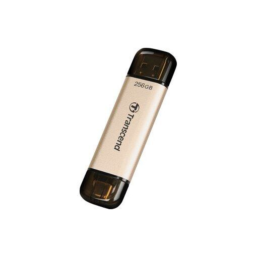 Transcend JetFlash 930C - 256GB USB Flash Drive - USB 3.2 Gen 1/USB-C