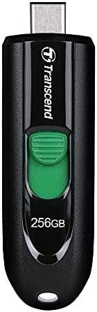 Transcend JetFlash 790C - Unidad Flash USB - 256 GB - USB-C 3.2 Gen 1 - Negro