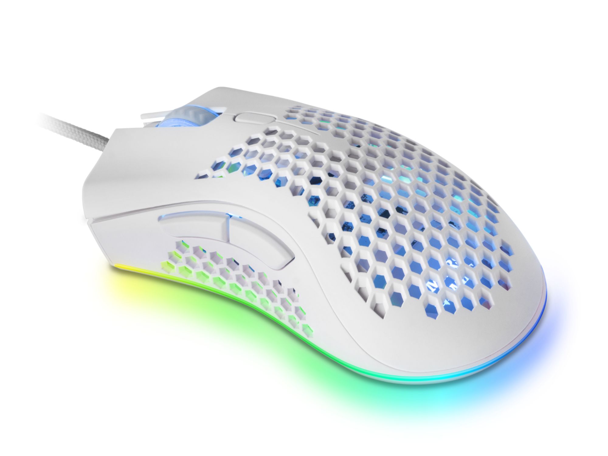 Mars Gaming Mmex RGB Gaming Mouse (White)