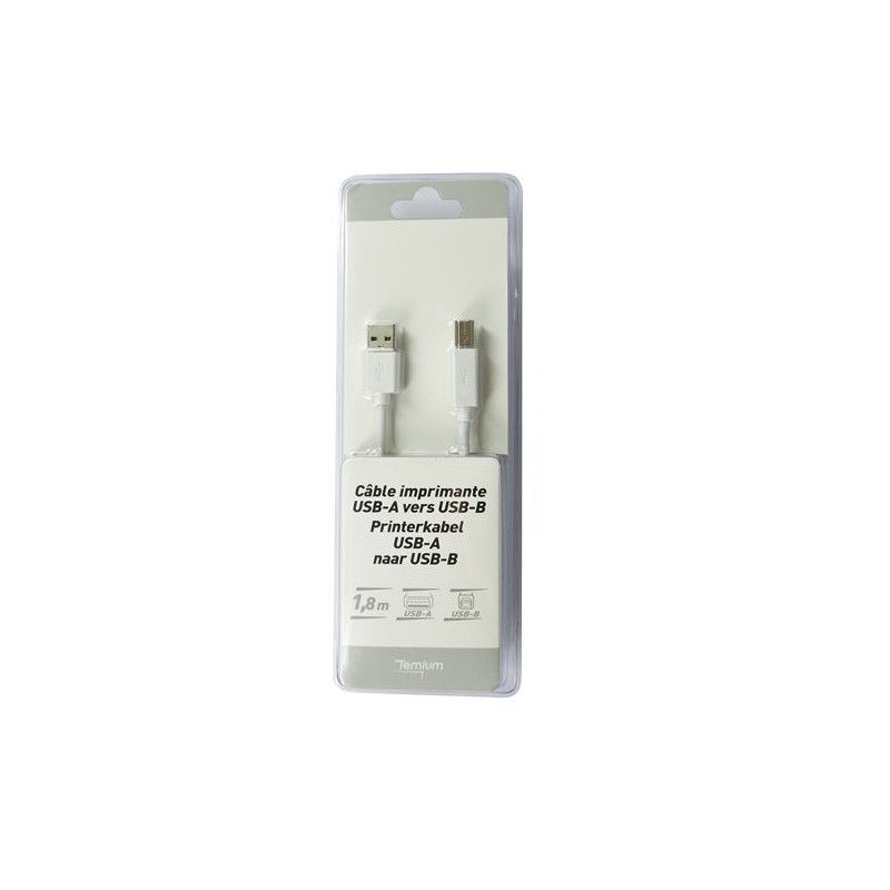 Temium Printer Cable A/B 1.8m