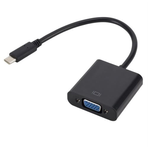 Nedis USB-C to VGA Adapter, 0.2m, Charcoal Grey