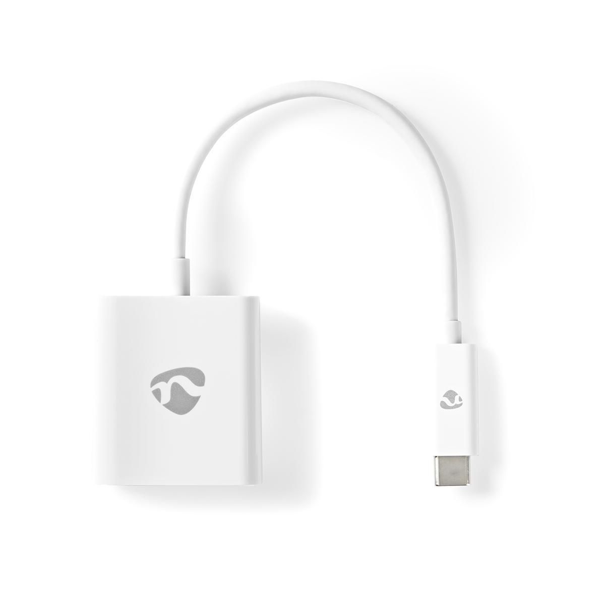 Adaptador Nedis USB-C a HDMI, 0,2 m Blanco