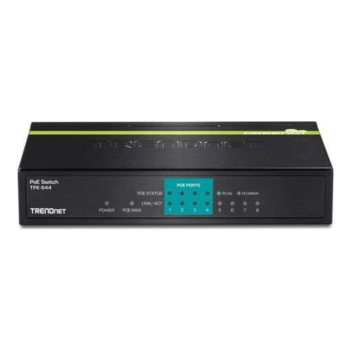 Trendnet TPE-S44 - Desktop Switch - 4x10/100 PoE + 4x10/100